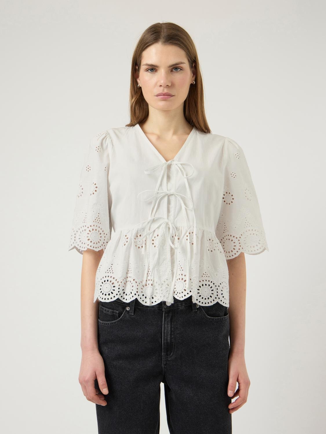 YASCORNELIA Top - Star White - VERO MODA & VILA Bergvik